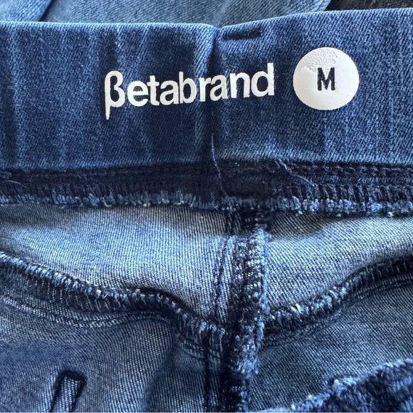 Betabrand Dark Blue Straight Leg Jeans - Picture 9 of 10